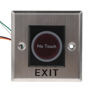 no touch exit button