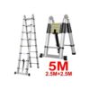5m double telescopic ladder