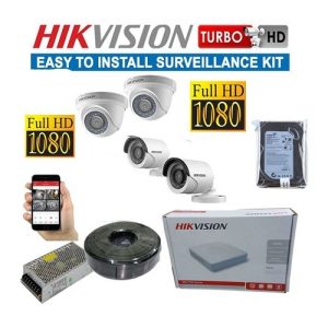 Hikvision 4 Cameras Kit