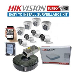 Hikvision 8 Cameras Kit
